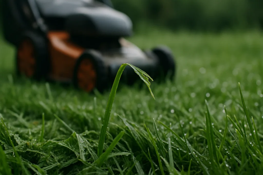 Why Does Wet Grass Tear Instead of Cut Cleanly