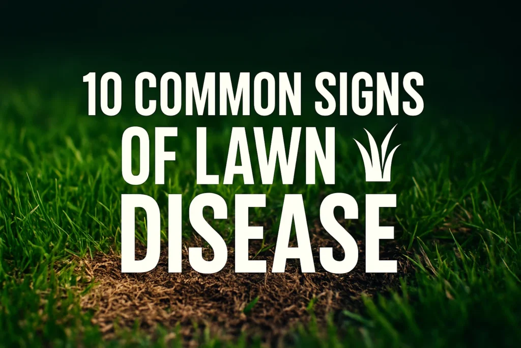 10 Common Signs of Lawn Disease