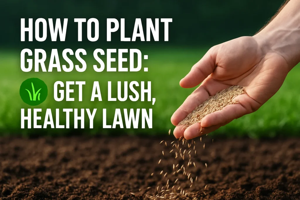 How to Plant Grass Seed: Get A Lush, Healthy Lawn