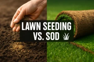 lawn seeding vs sod