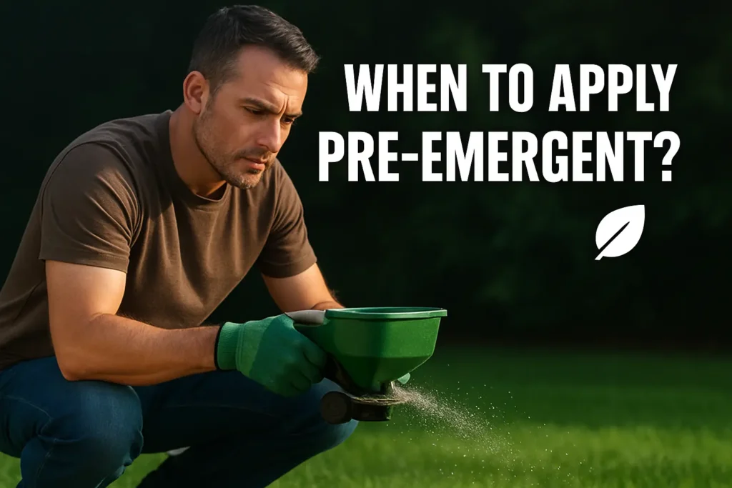 when to apply pre-emergent