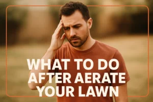 what to do after aerate your lawn