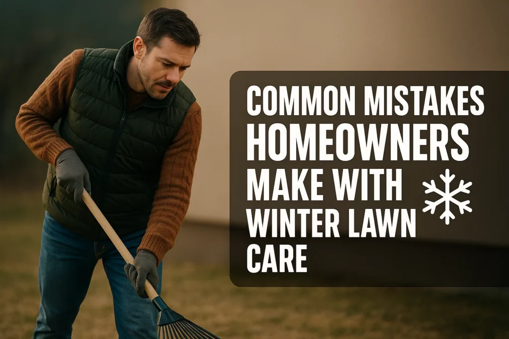 Common mistakes homeowners make with winter lawn care