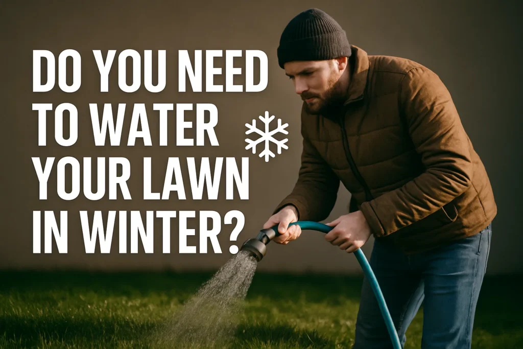 Do you need to water your lawn in winter?