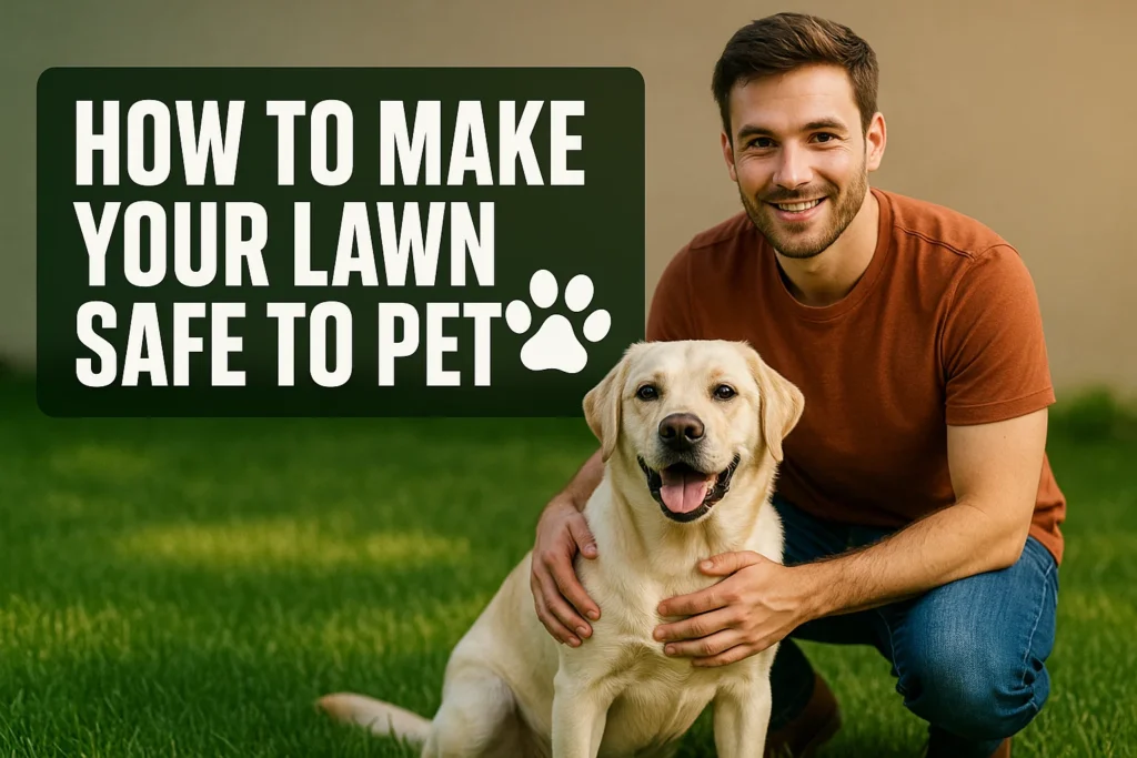 How to make your lawn safe to pets