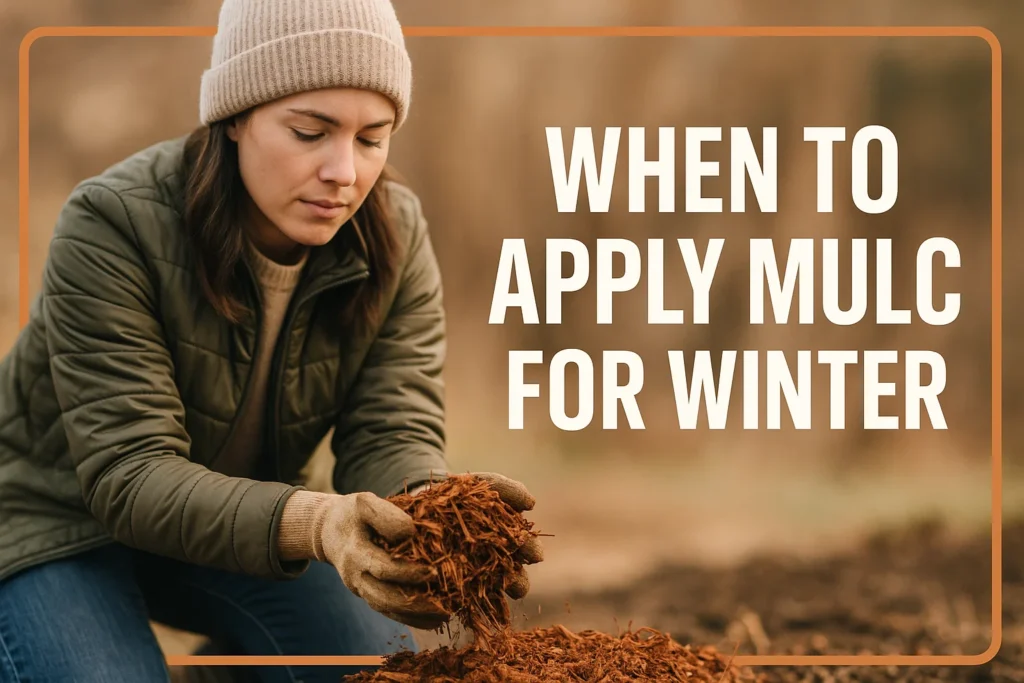 when to apply mulch for winter 