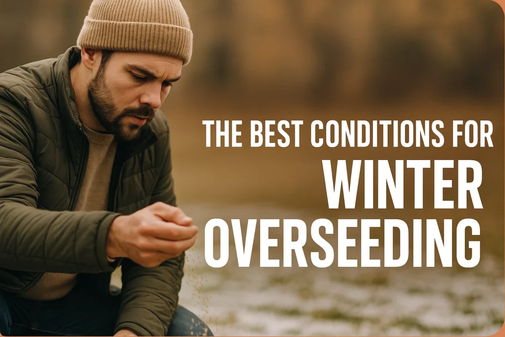 the best conditions for winer overseeding