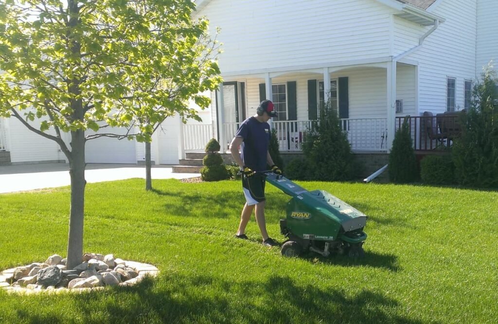 Aeration and Top Dressing Work Best Together