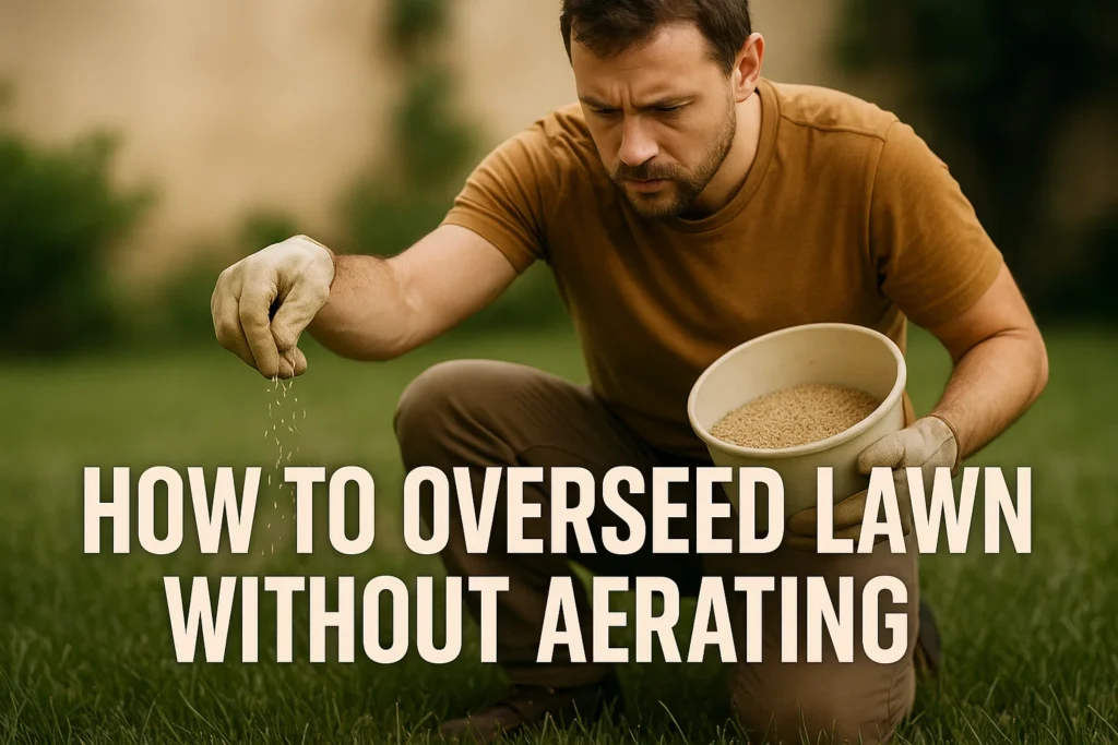 How to Overseed Lawn without Aerating