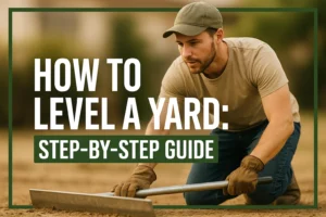 How to level a yard step by step guide