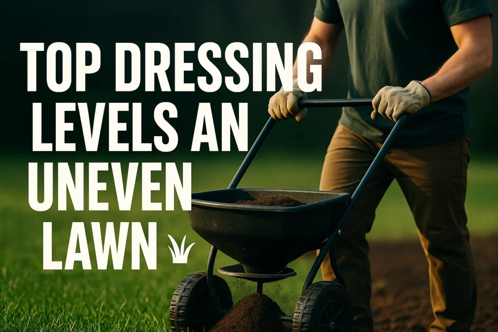 Top Dressing Levels an Uneven Lawn